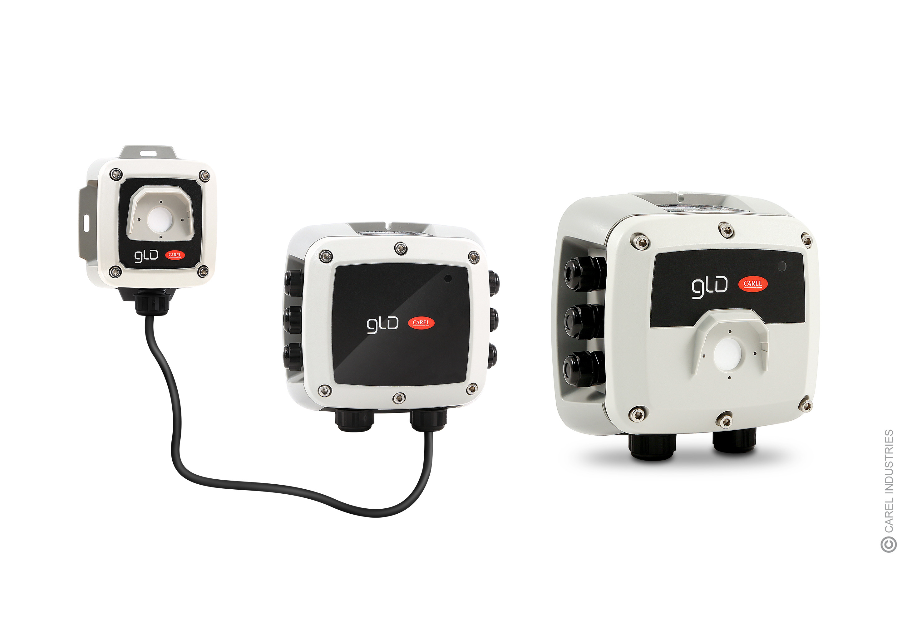 Compatible con soporte ataque Nuevos detectores de fugas de gases refrigerantes de Carel