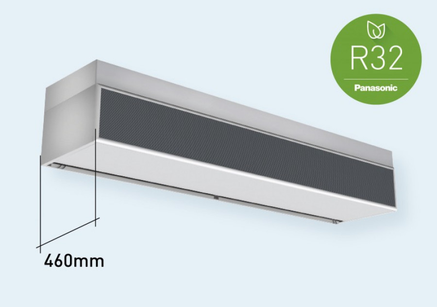 Air curtain with dx coil 29366