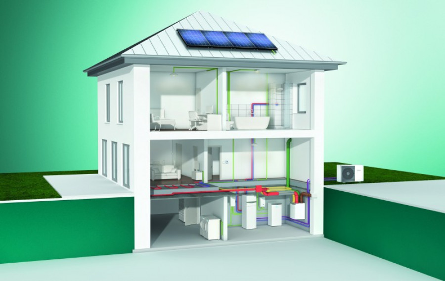 Sistema vaillant fotovoltaica aerotermia 25880