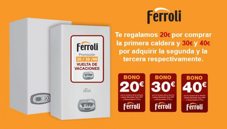 Ferroli promo vuelta vacaciones 25206