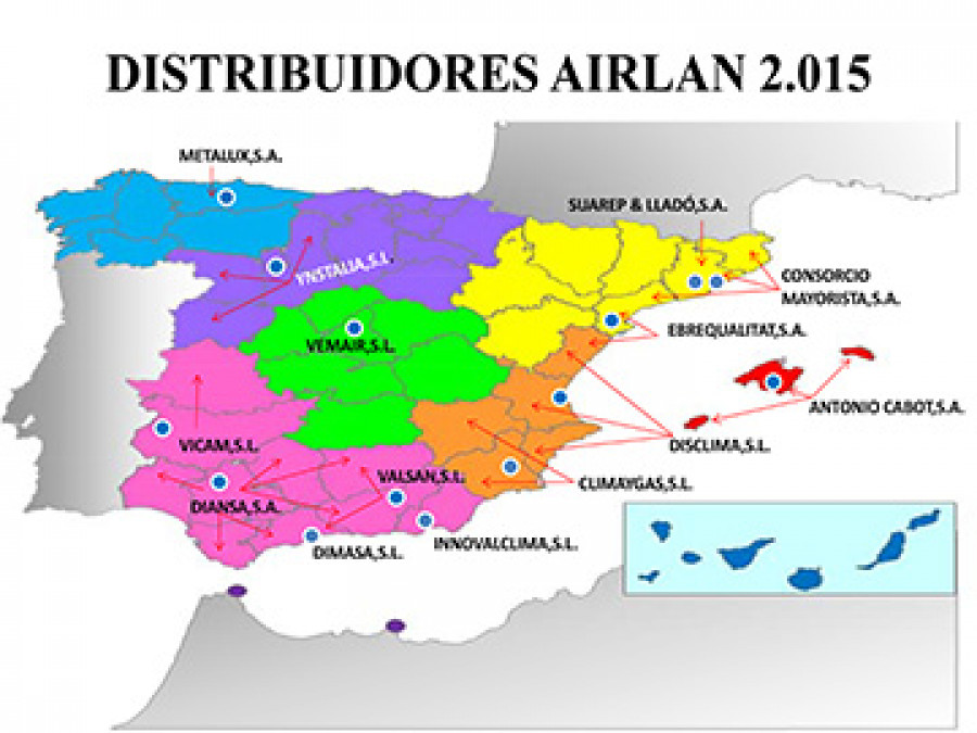 Mapa distribucin airlan 18821