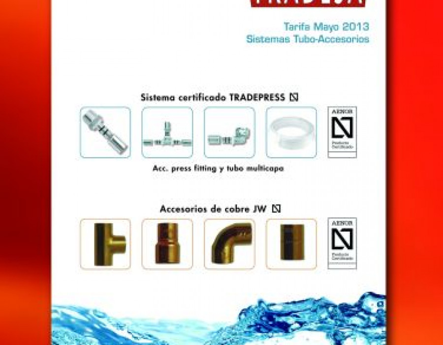 Tradesa tarifa tubo accesorios b 18233