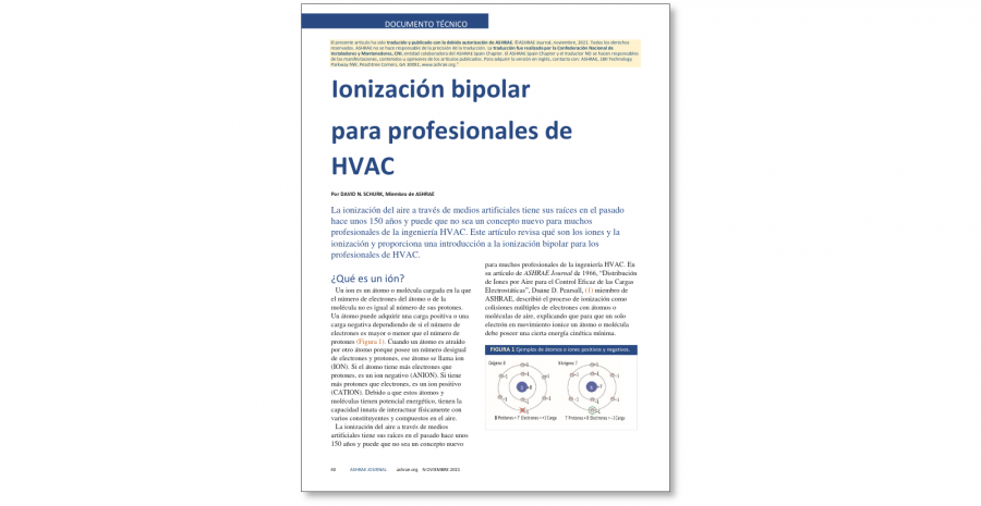 Screenshot 2022 06 13 at 12 56 43 IONIZACION BIPOLAR ASHRAE 2021 11  David SHURK Esp