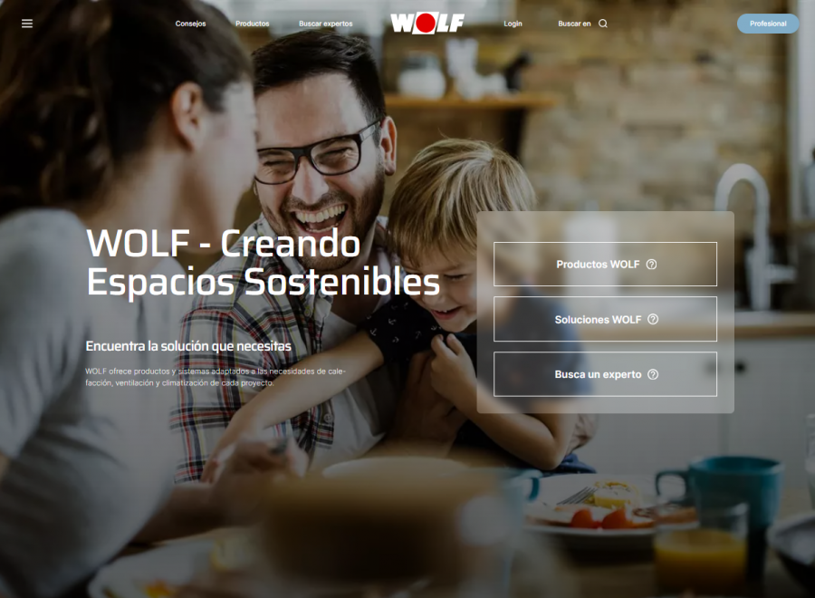 Wolf página web