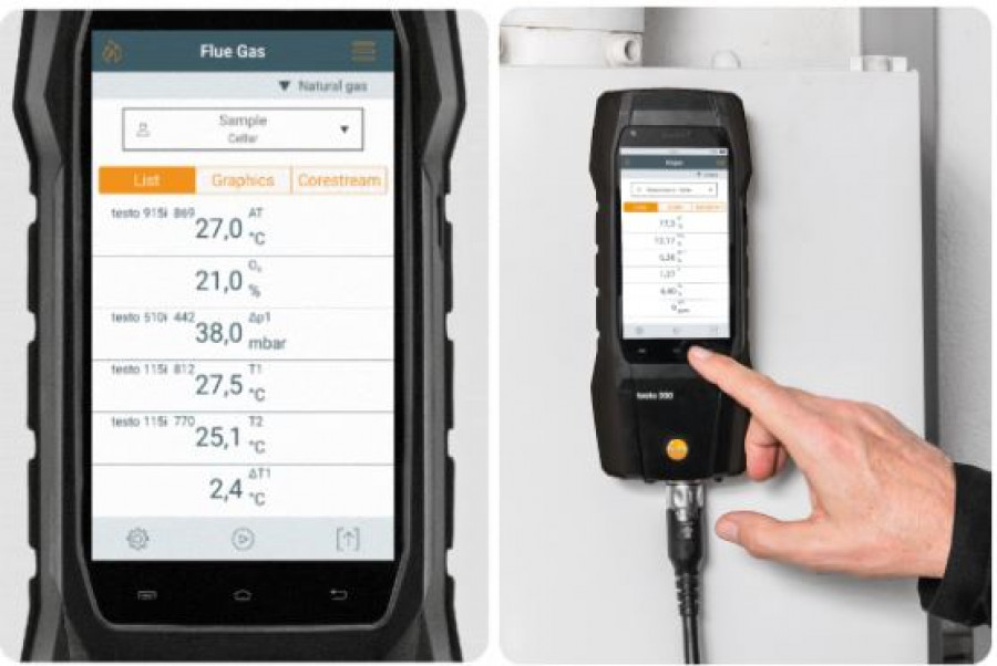 Testo analizador 300